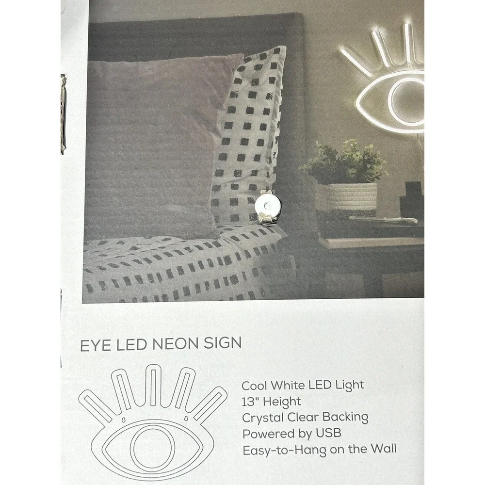 🛑 CLEARANCE NEW Eye LED Neon Sign